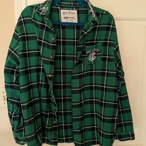 Cakeworthy Harry Potter Slytherin Flannel